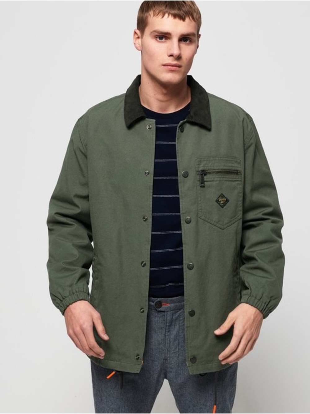 Super dry Supersonic Canvas Coach Jacket